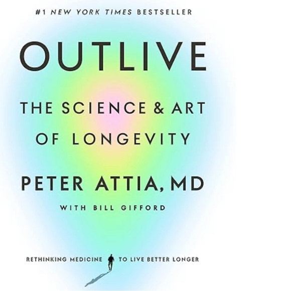 Outlive: The Science and Art of Longevity, Hardcover, Brand New - Picture 1 of 1